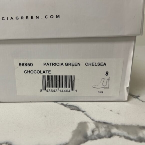 Patricia Green Chelsea Lug Sole Bootie Chocolate Brown Size 8 - Picture 6 of 8